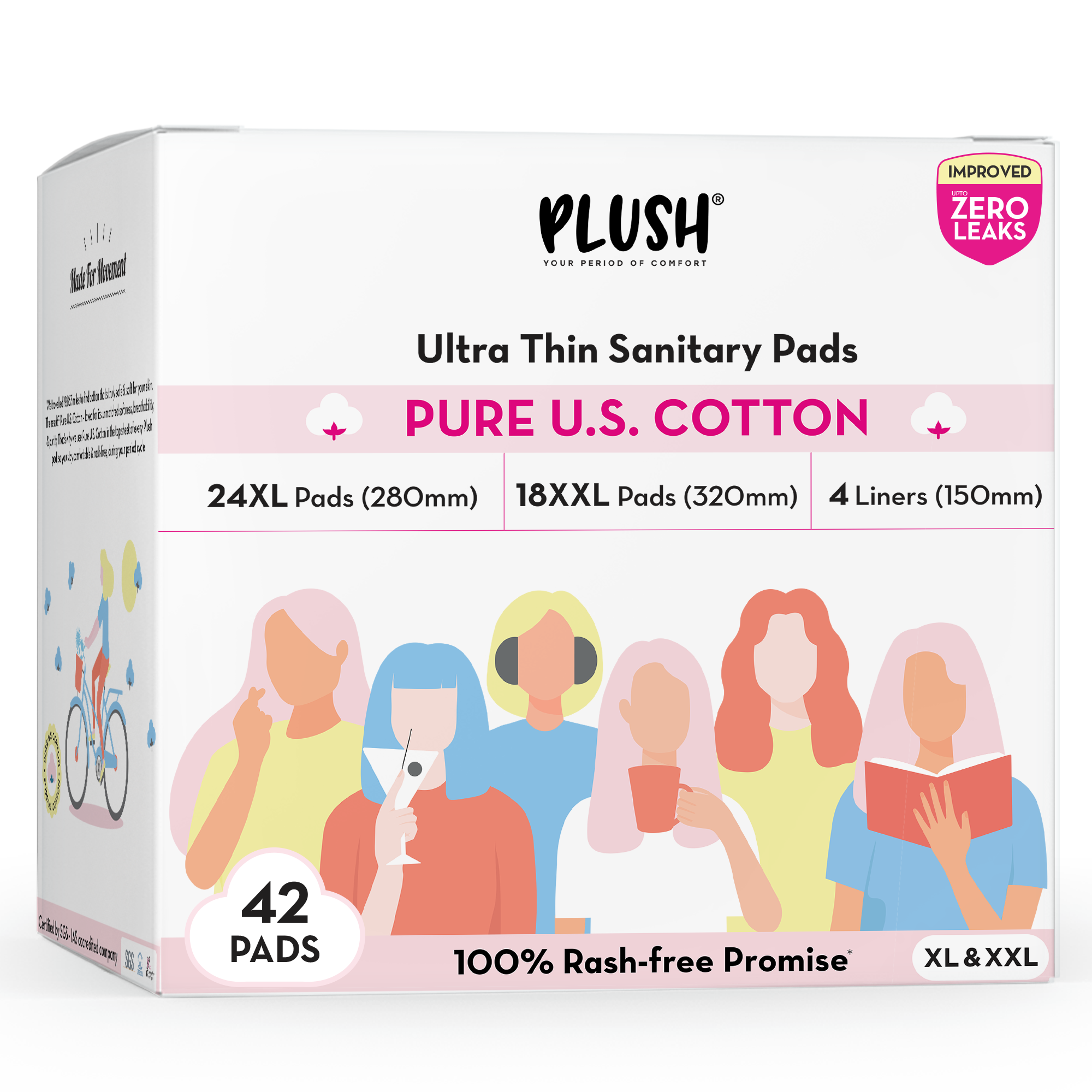 Ultra Thin Sanitary Pads - Pack of 42