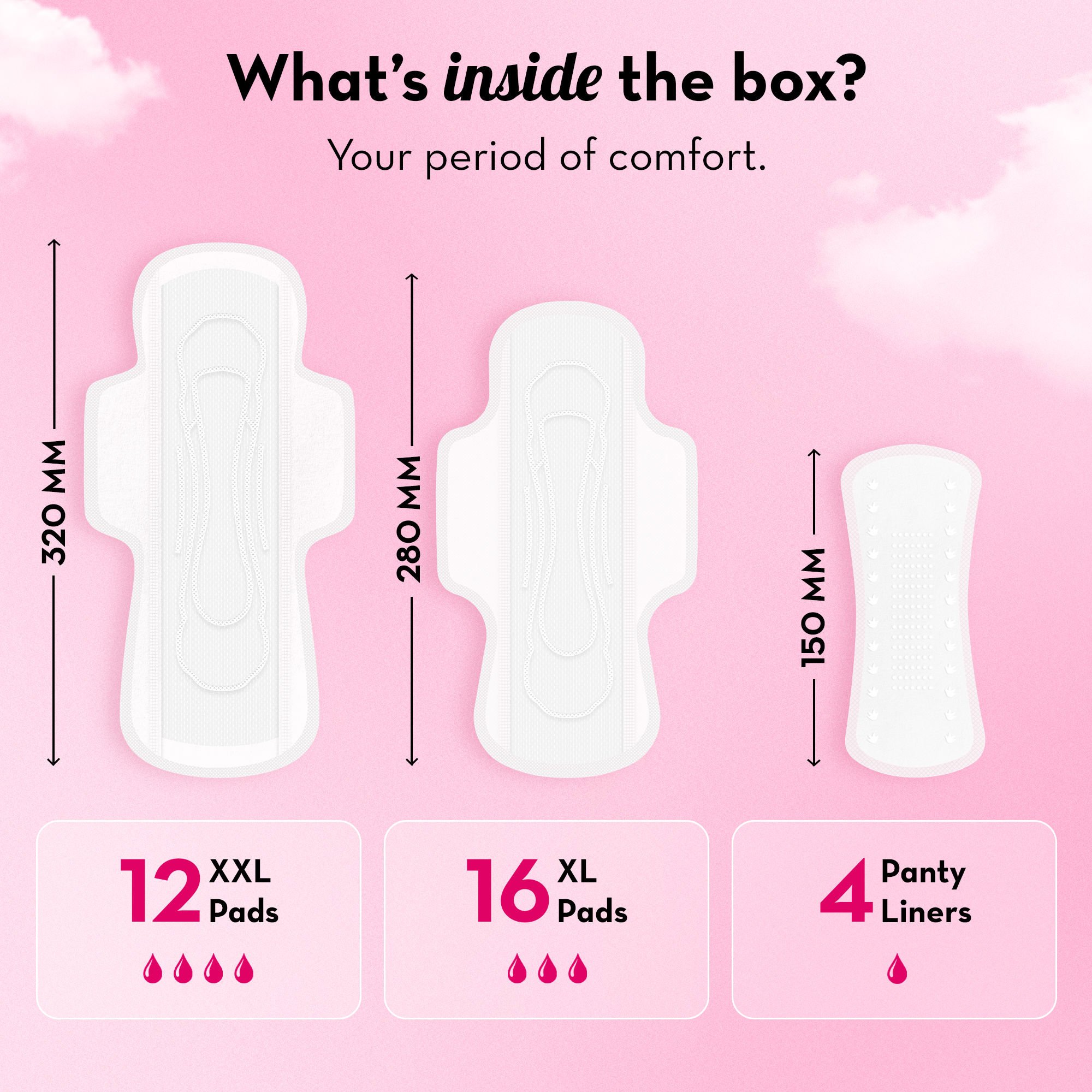 Ultra-Thin Sanitary Pads - Pack of 28