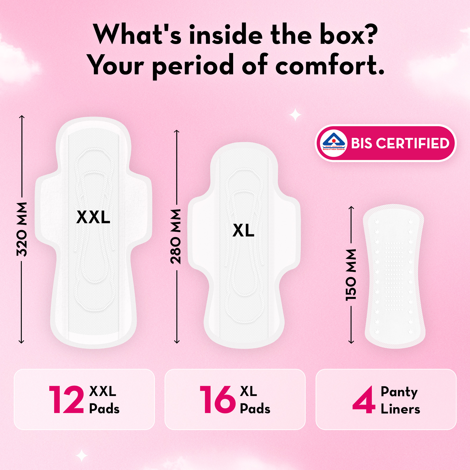 Ultra-Thin Sanitary Pads - Pack of 28