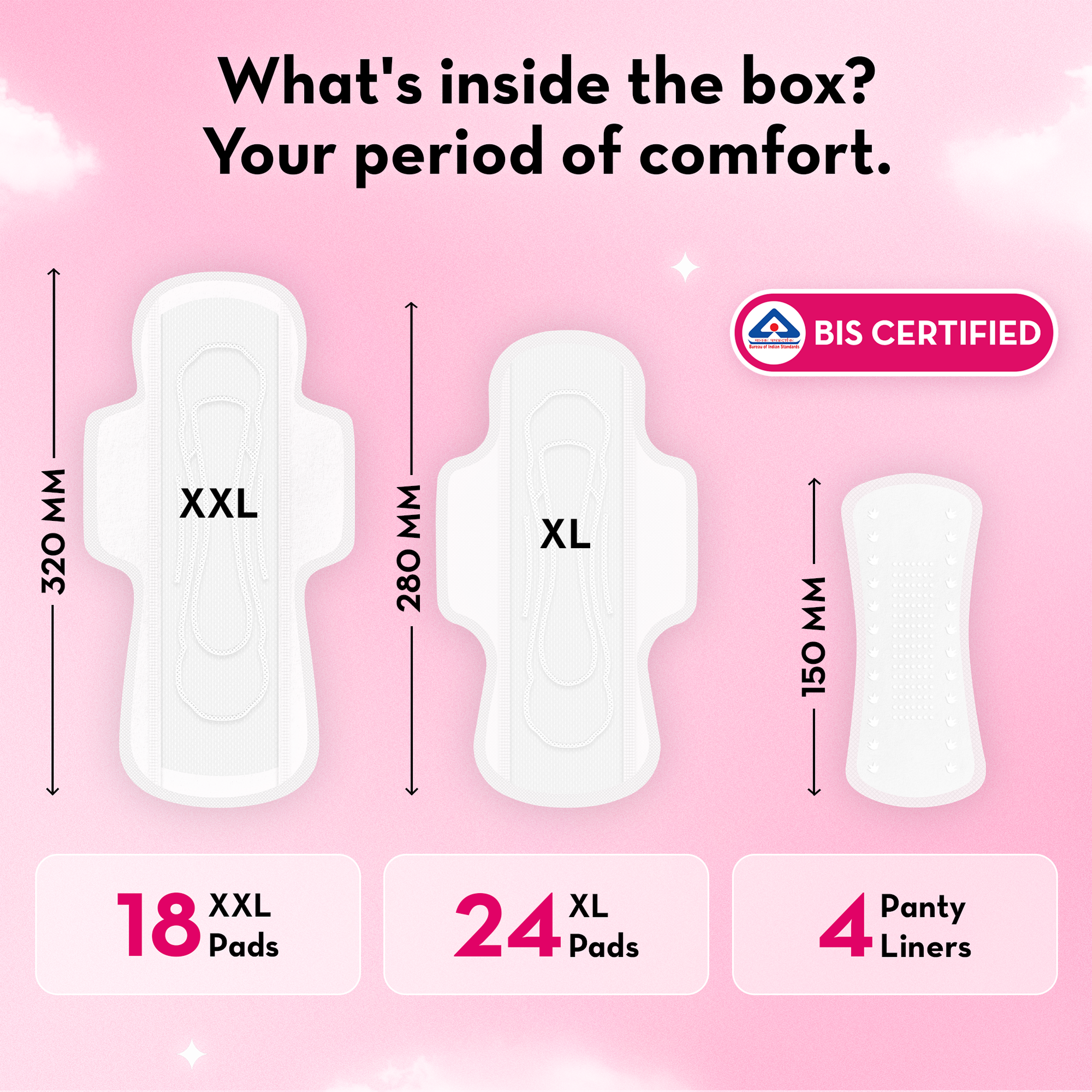 Ultra Thin Sanitary Pads - Pack of 42