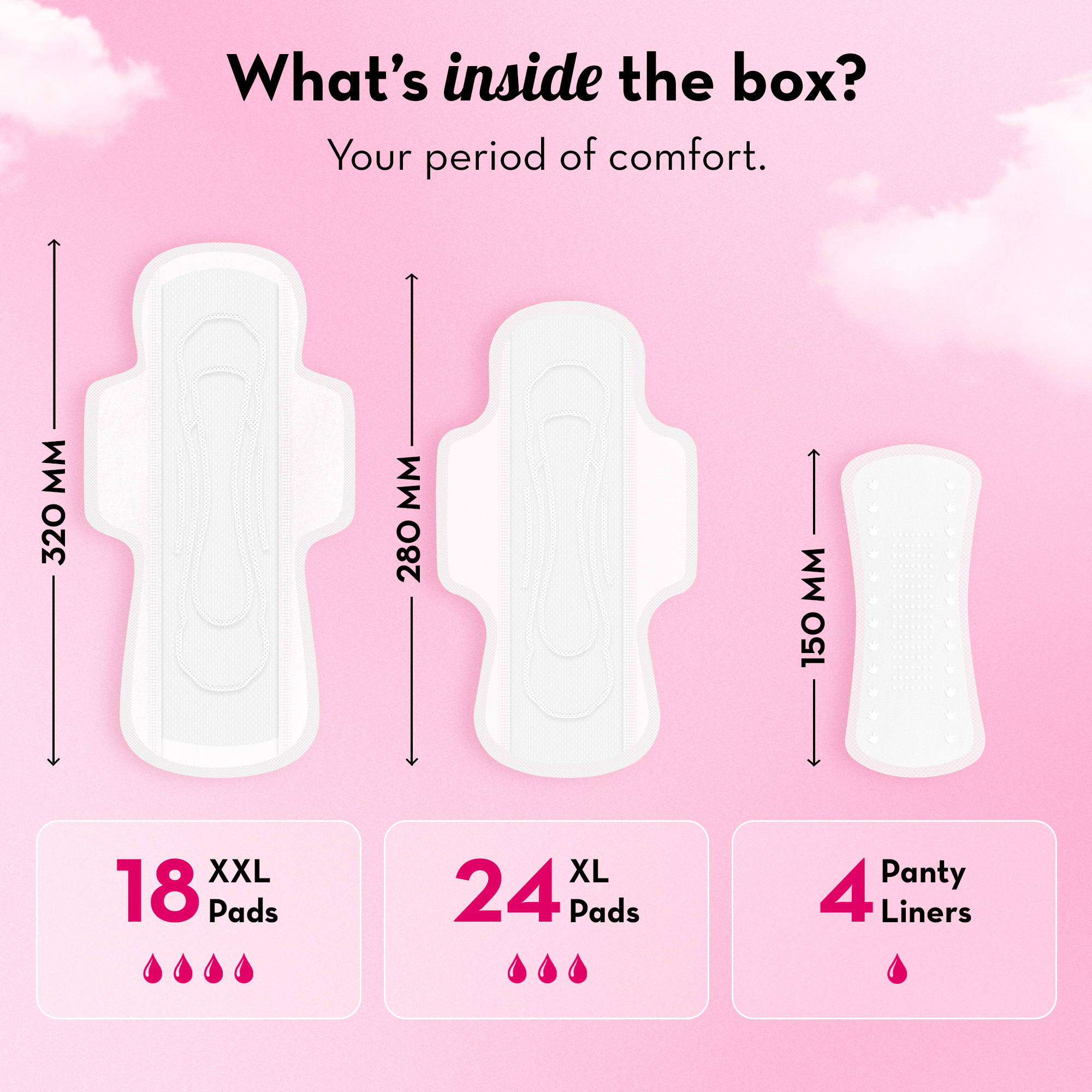 Ultra Thin Sanitary Pads - Pack of 42
