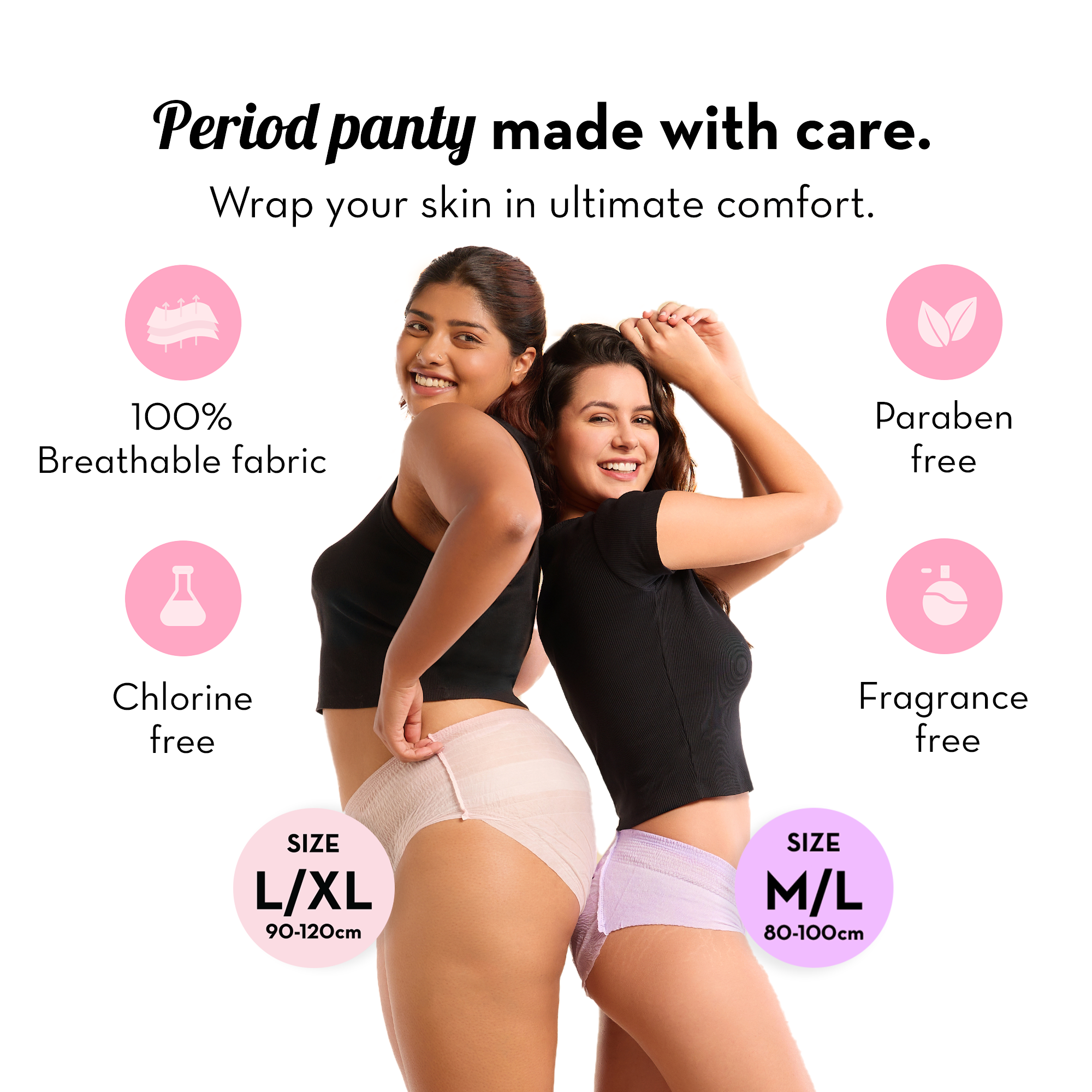 Pack of 2 -Disposable Period Panty L/XL