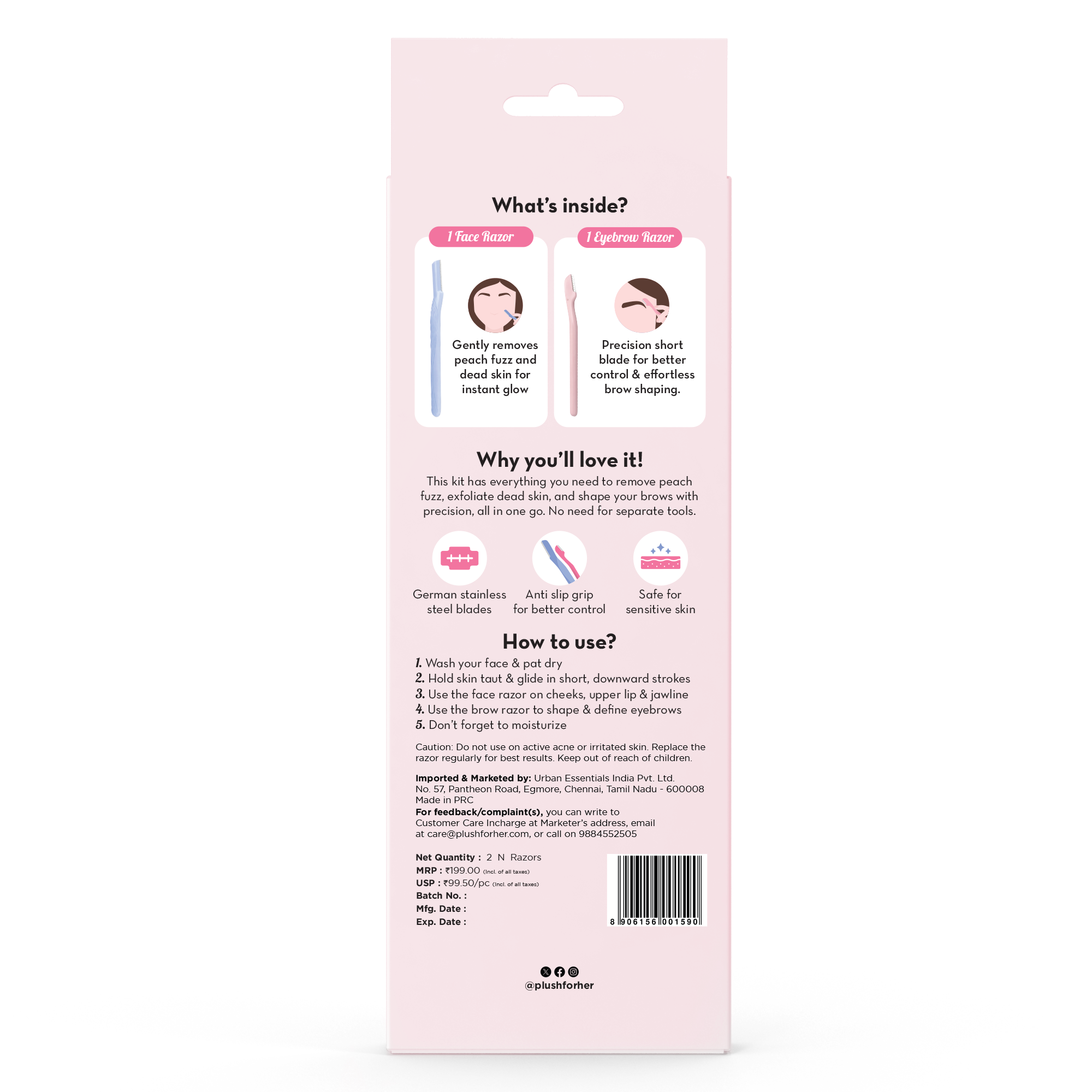Face and Brow Razor