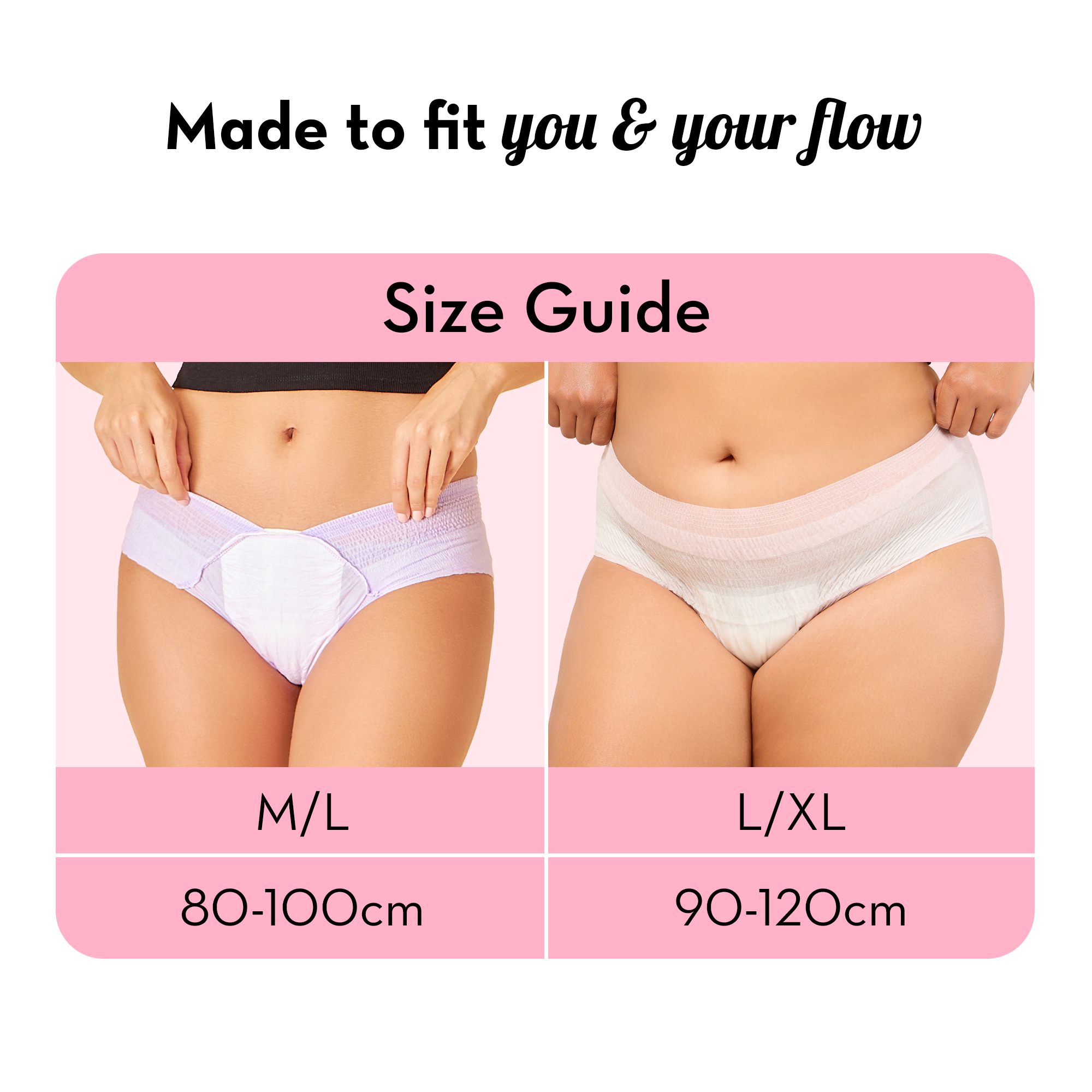 Pack of 2 -Disposable Period Panty L/XL