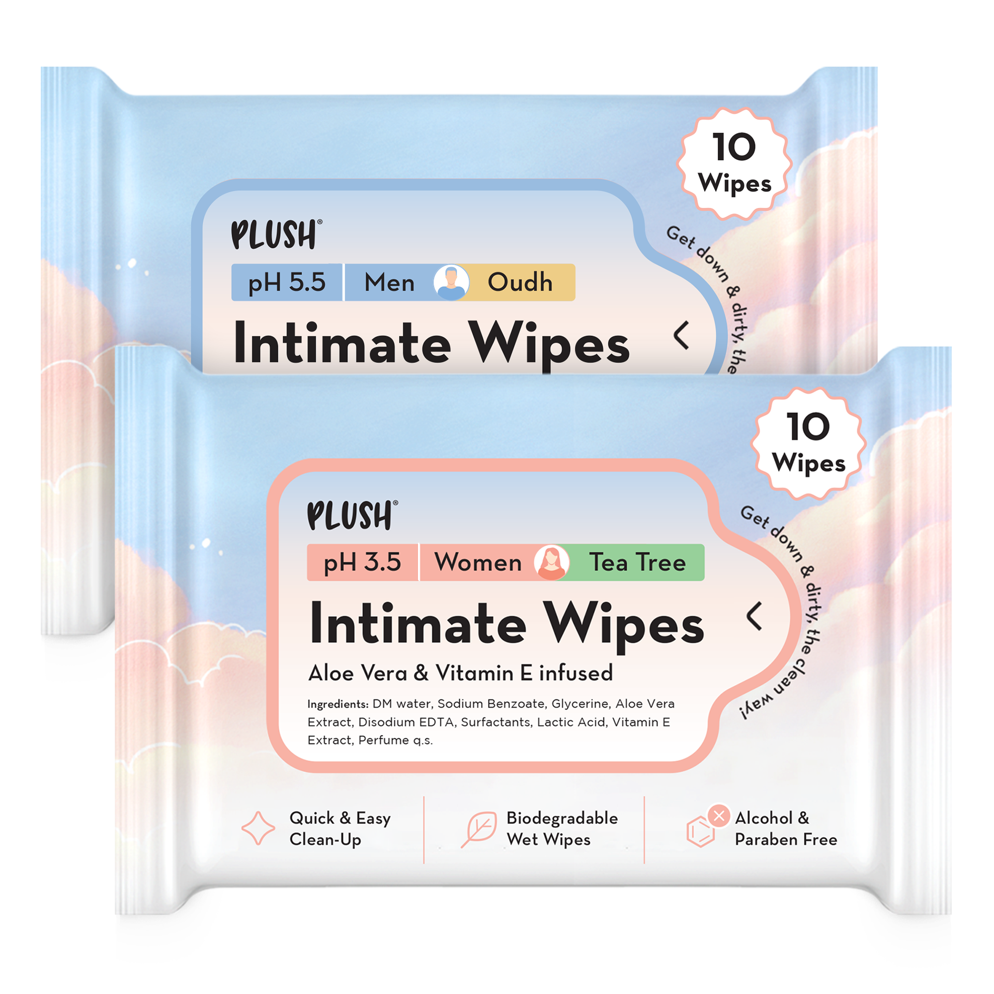 Play Intimate Wipes For Women & Men