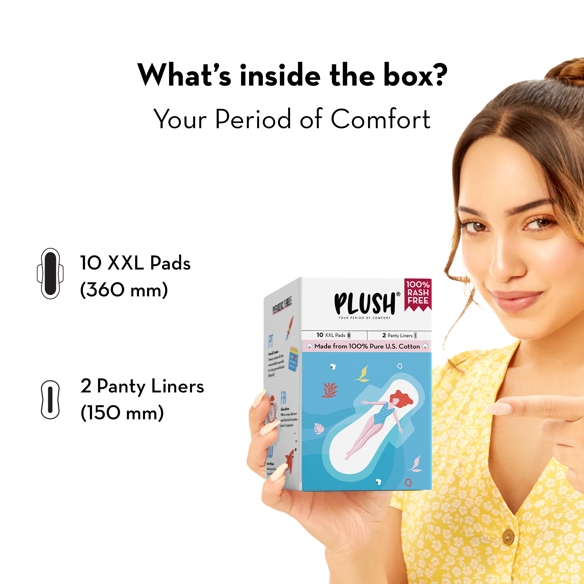 XXL (360 mm) - Pack of 2 x 10 Pads with Disposables