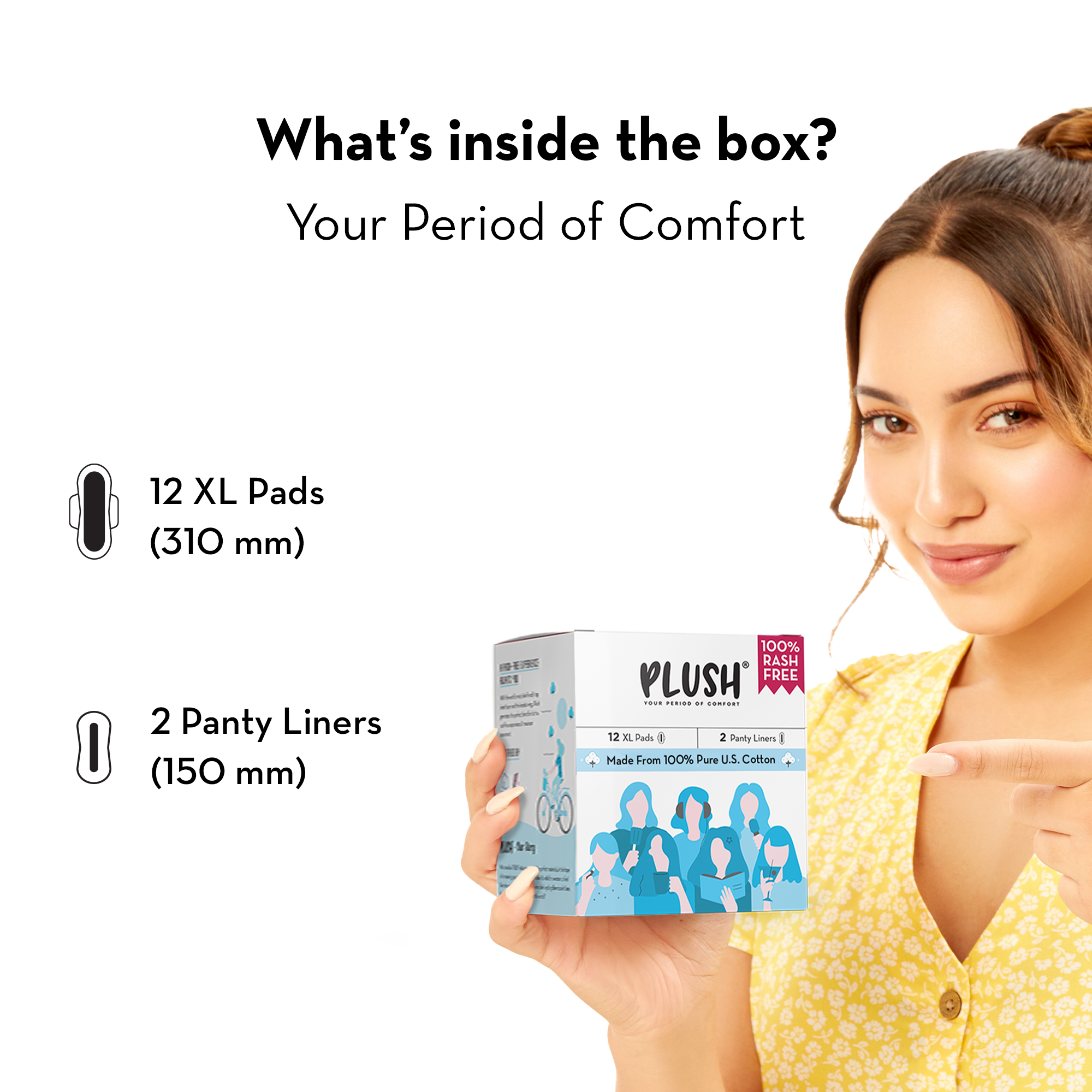 Plush Ultra Thin Sanitary Pads