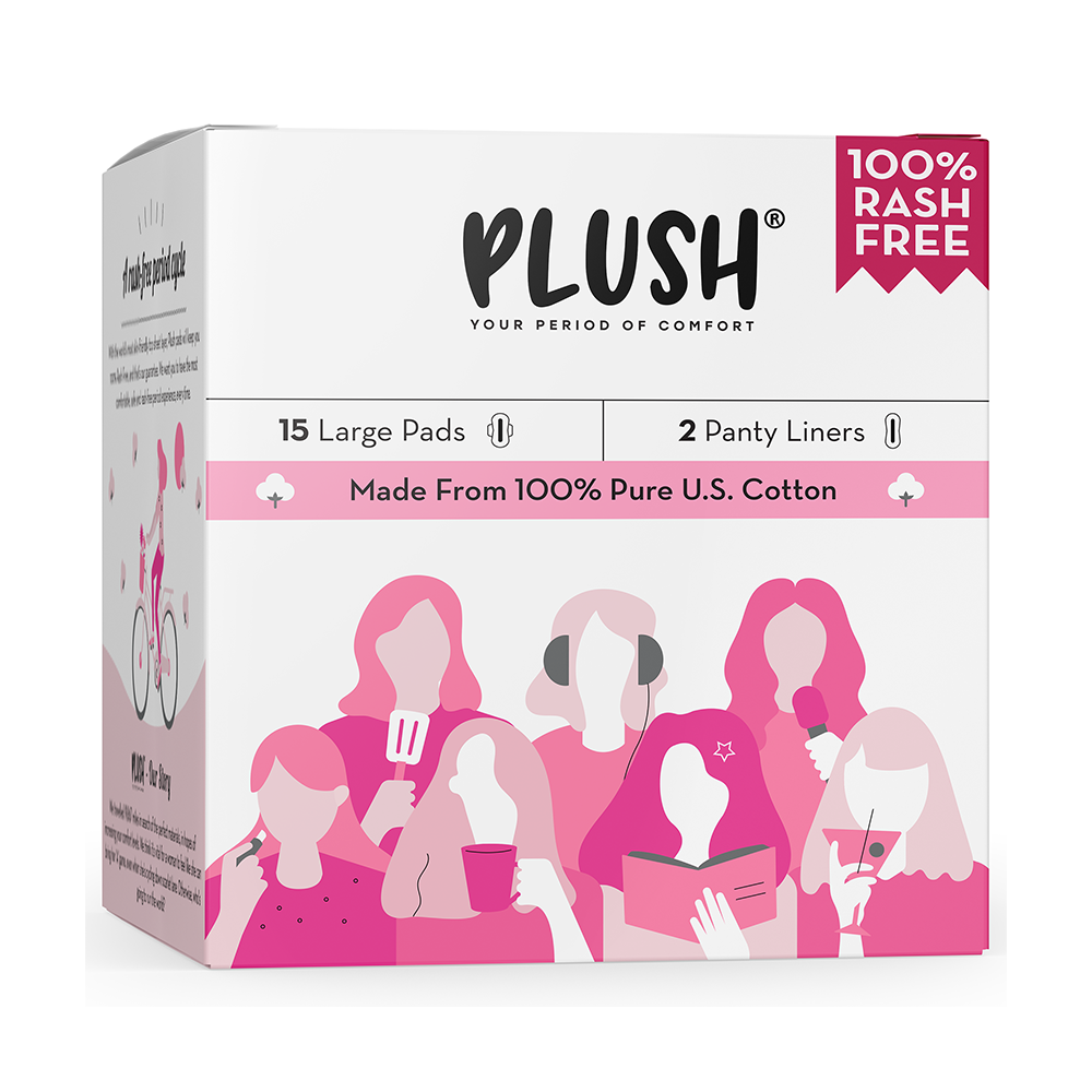 Cotton pads online for periods brands