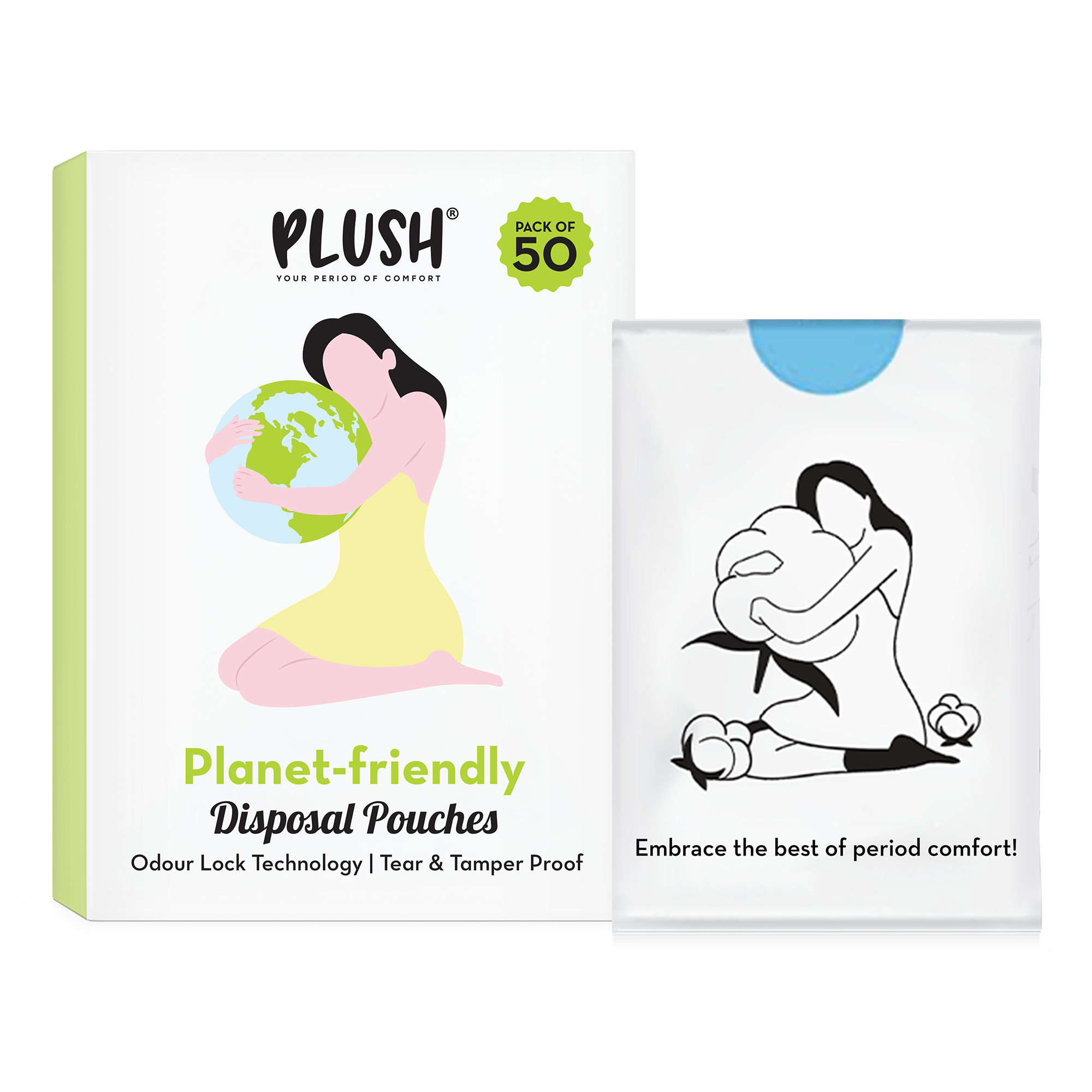 Biodegradable Disposal Pouches (Pack of 50)