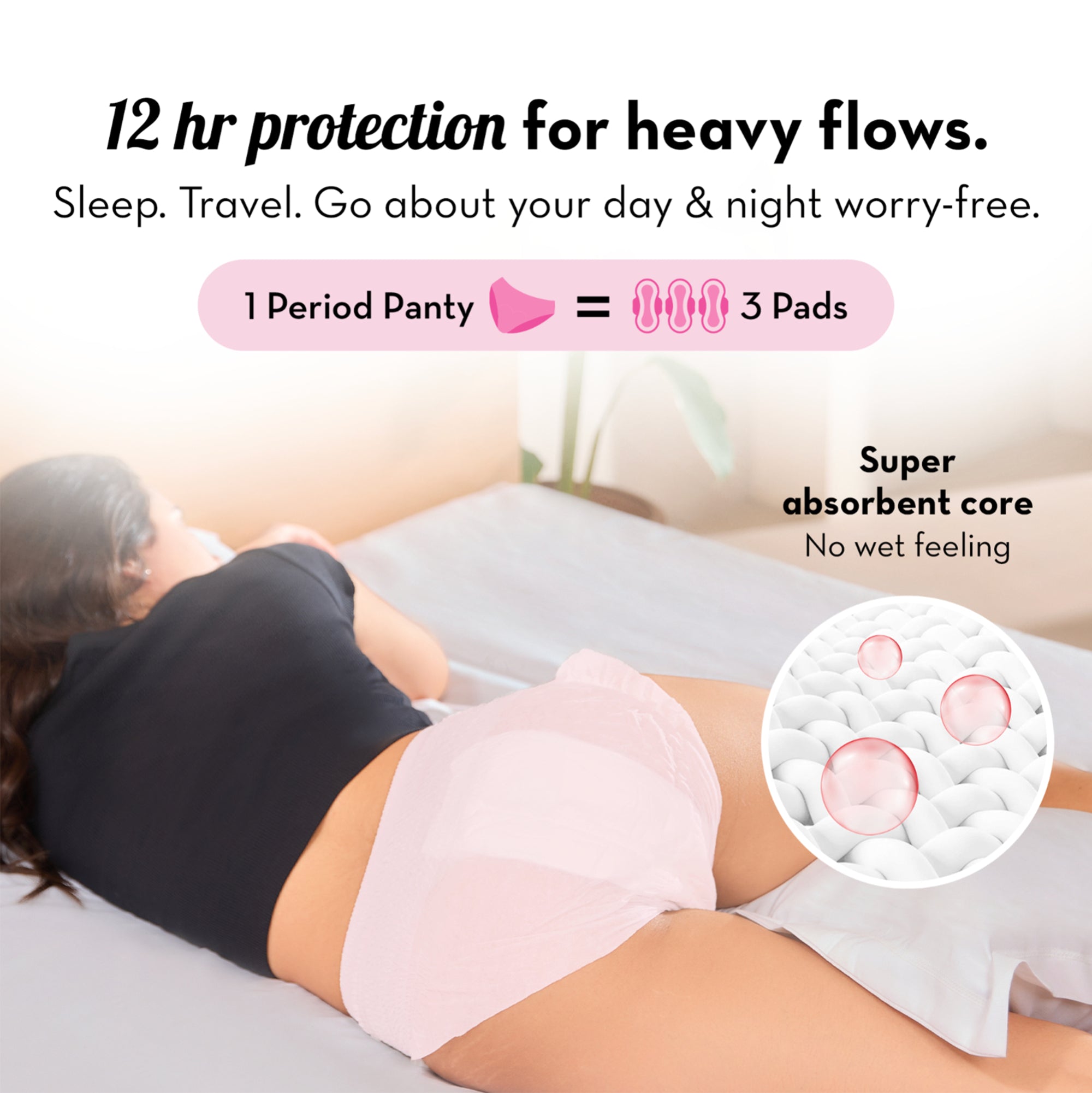 Comfort High Waist Period Panty