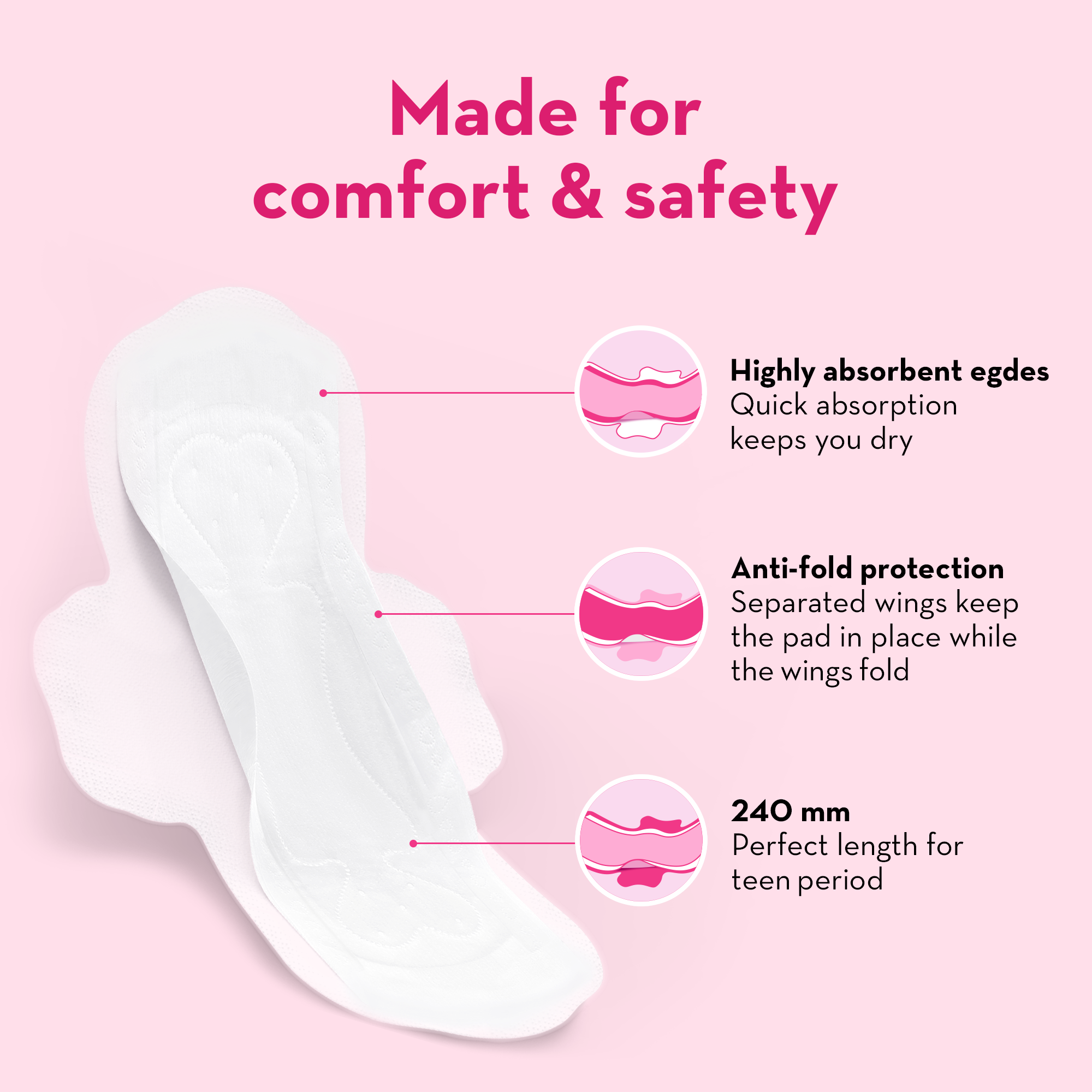 Female pads best sale