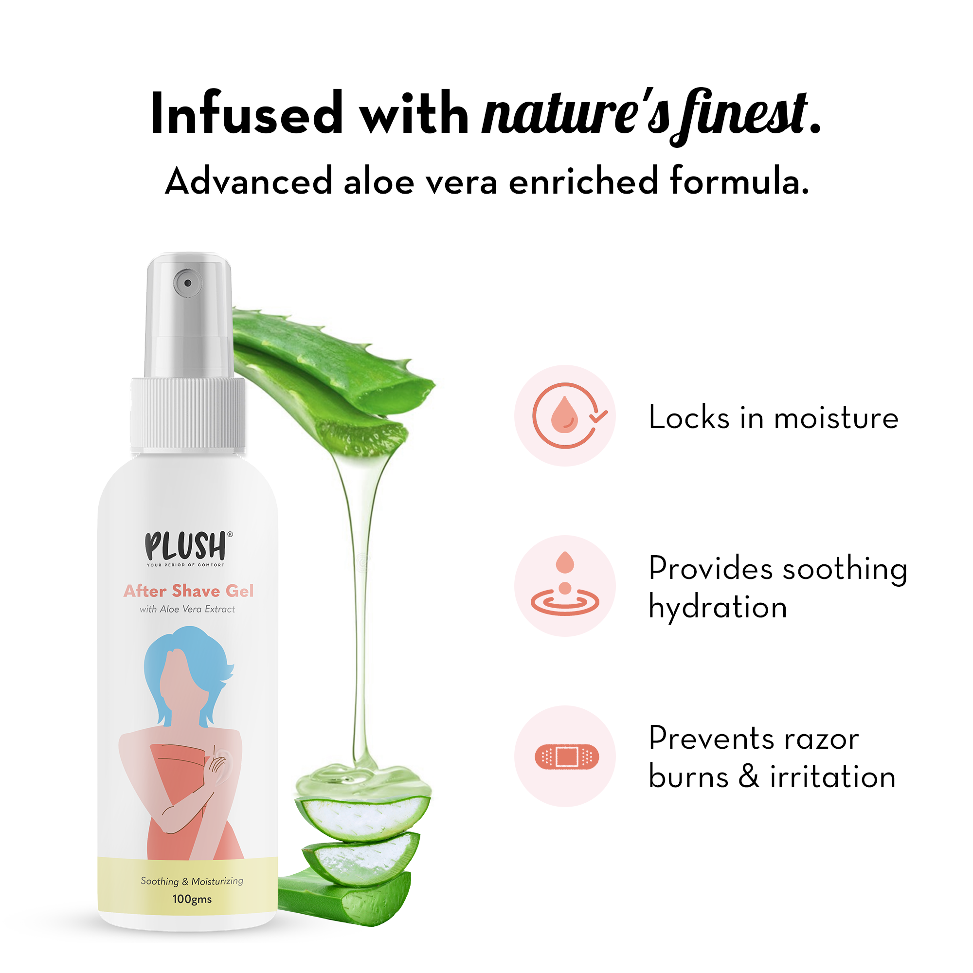 Plush After Shave Gel 100gms