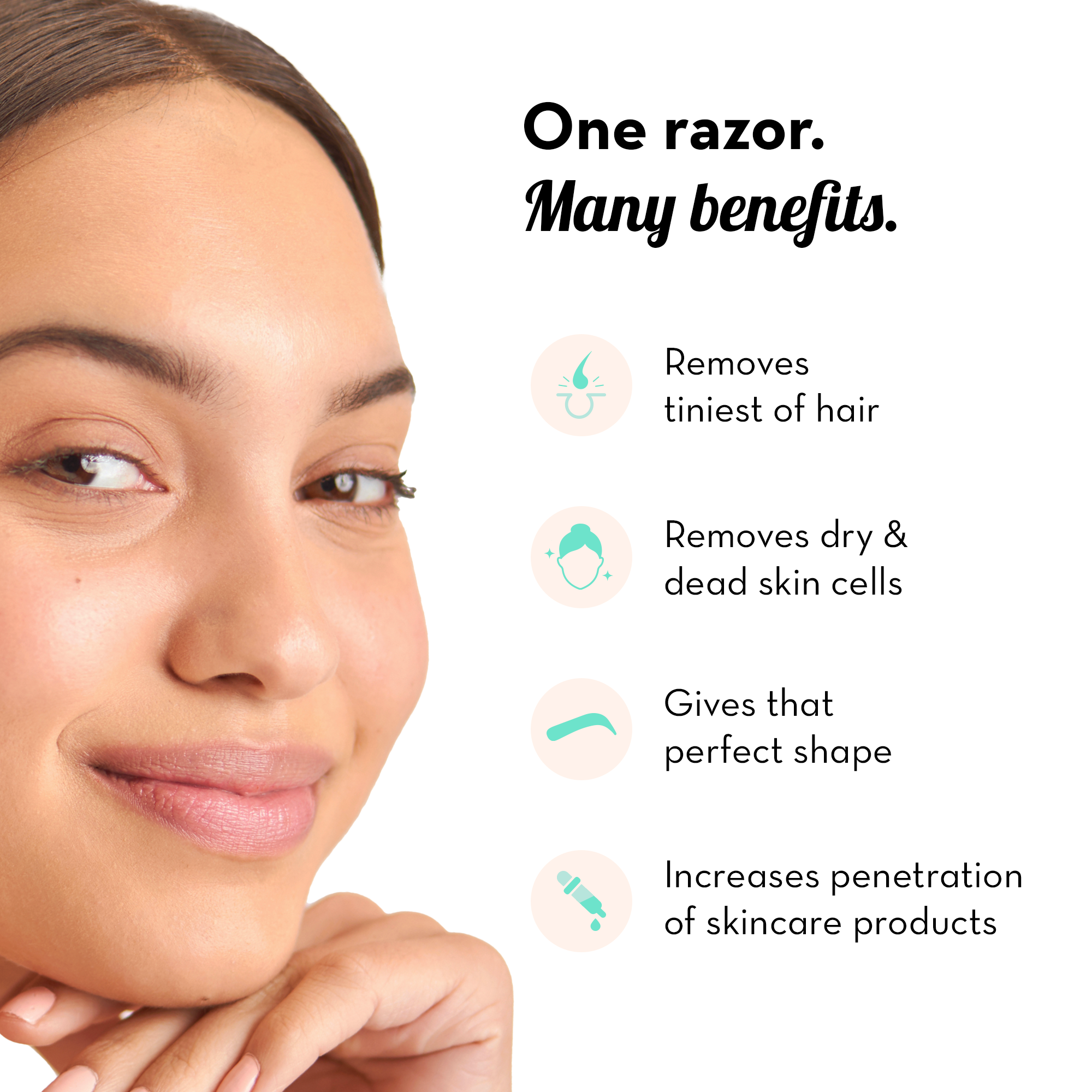 Flawless Face Razor (Pack of 3)
