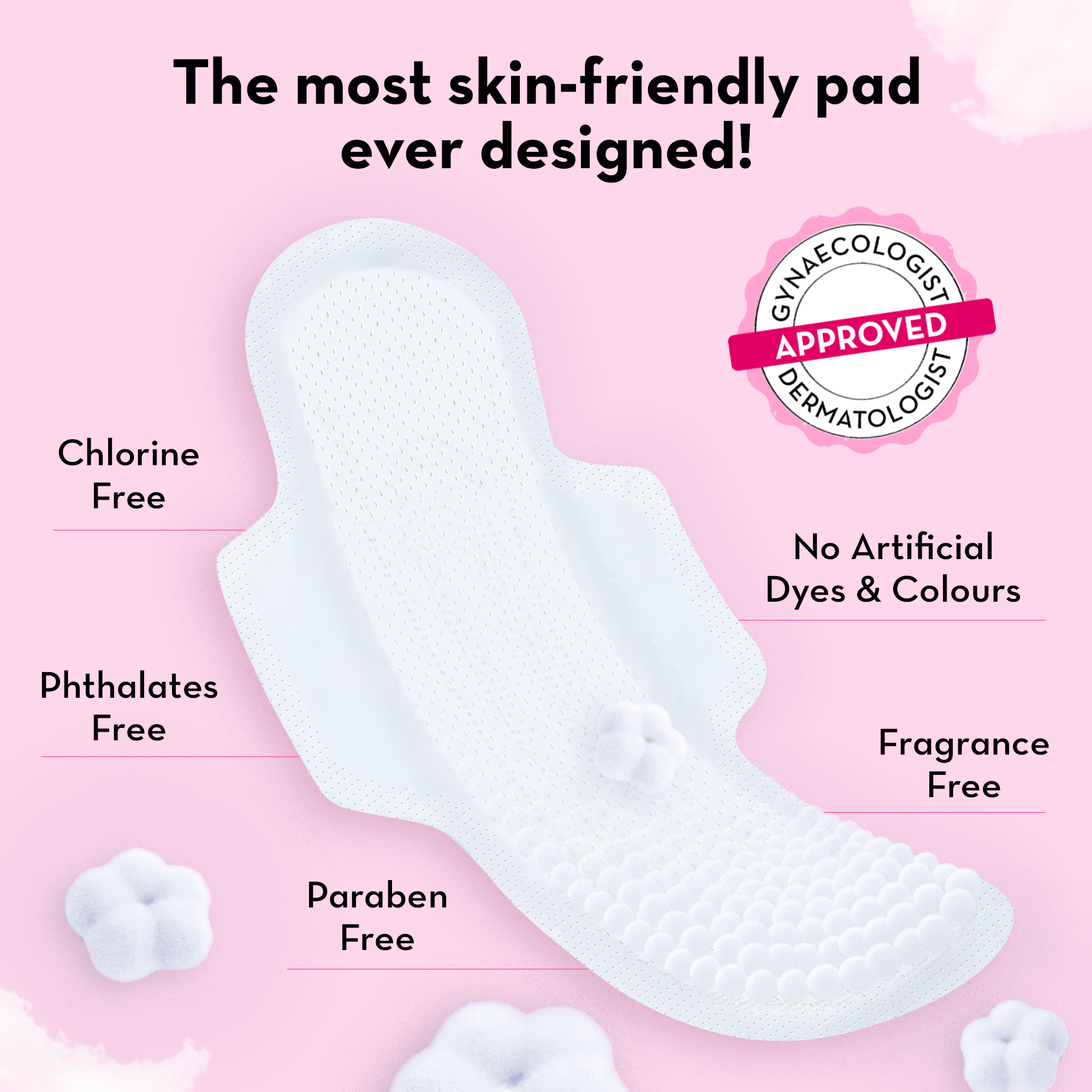 Ultra Thin Sanitary Pads - Pack of 42 with disposable pouches