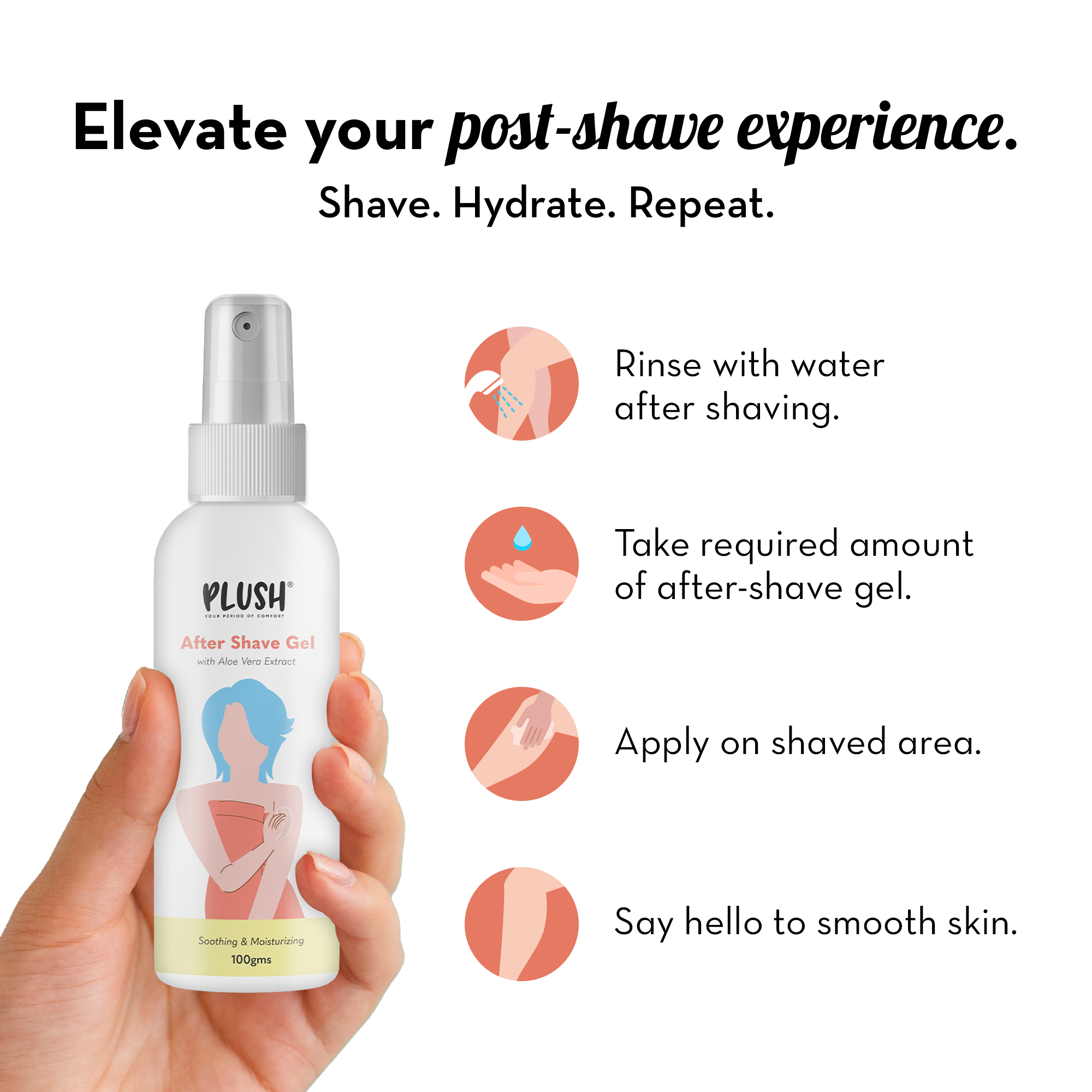 Plush After Shave Gel 100gms
