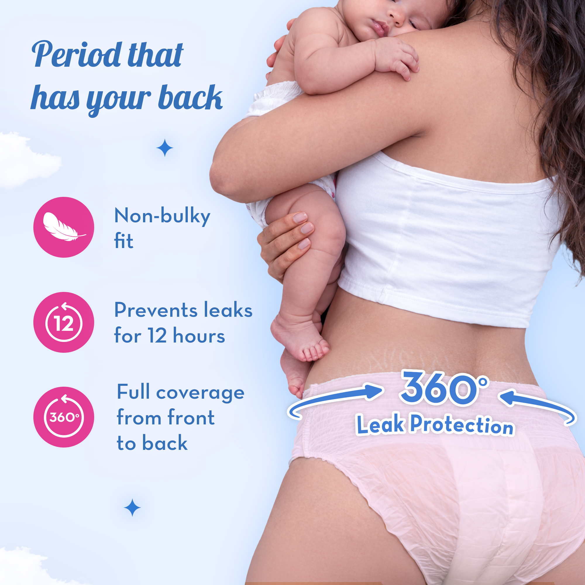 Maternity Period Panties XL-XXL (Pack of 5)
