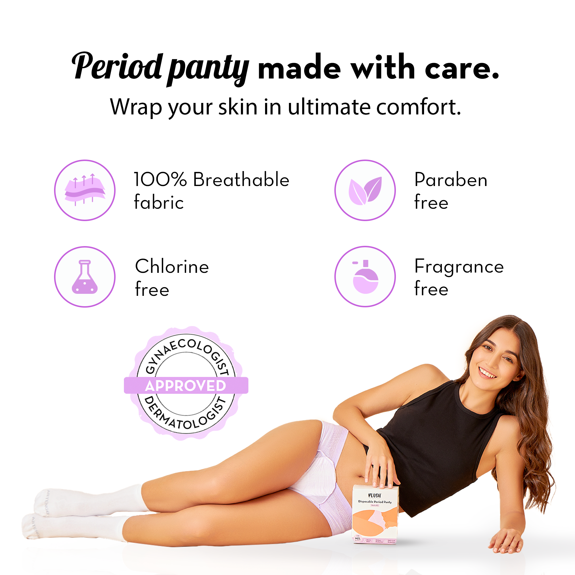 Pack of 1 -Disposable Period Panty M/L