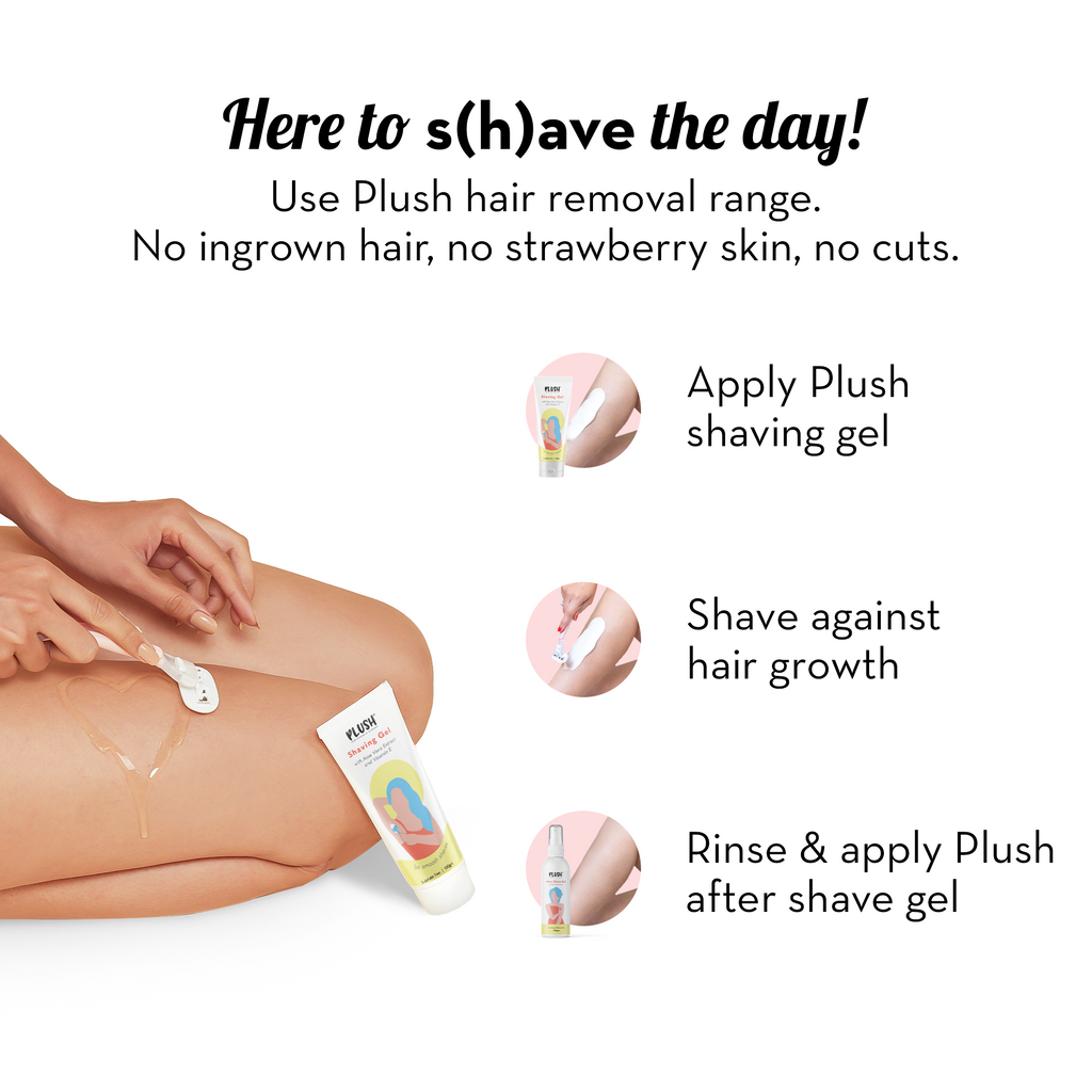 Plush Razor + Shaving Gel Combo