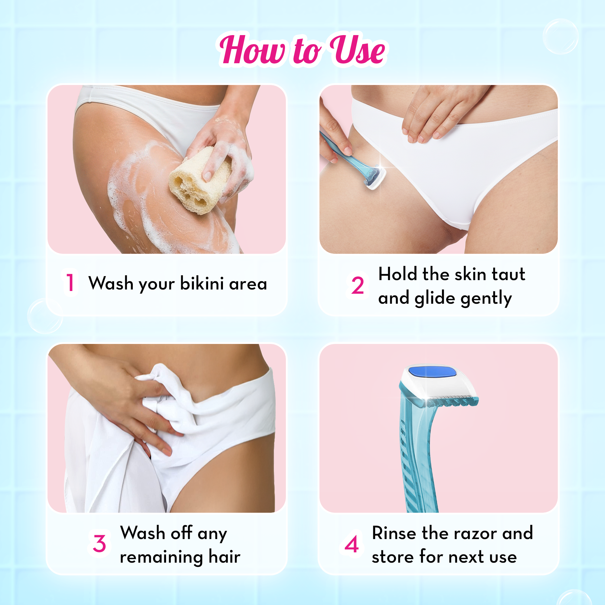 Bikini Razor - Pack of 2