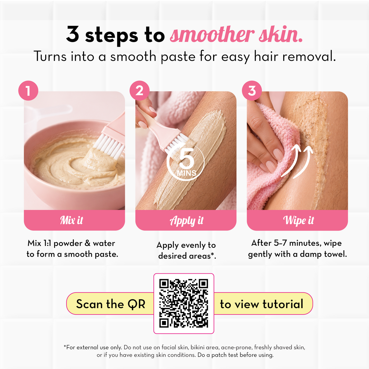Instant Hair Removal Wax Powder