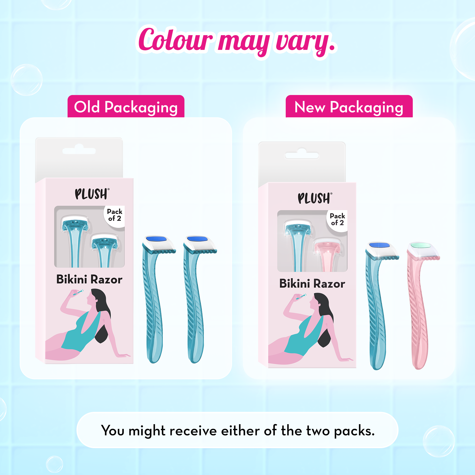 Bikini Razor - Pack of 2