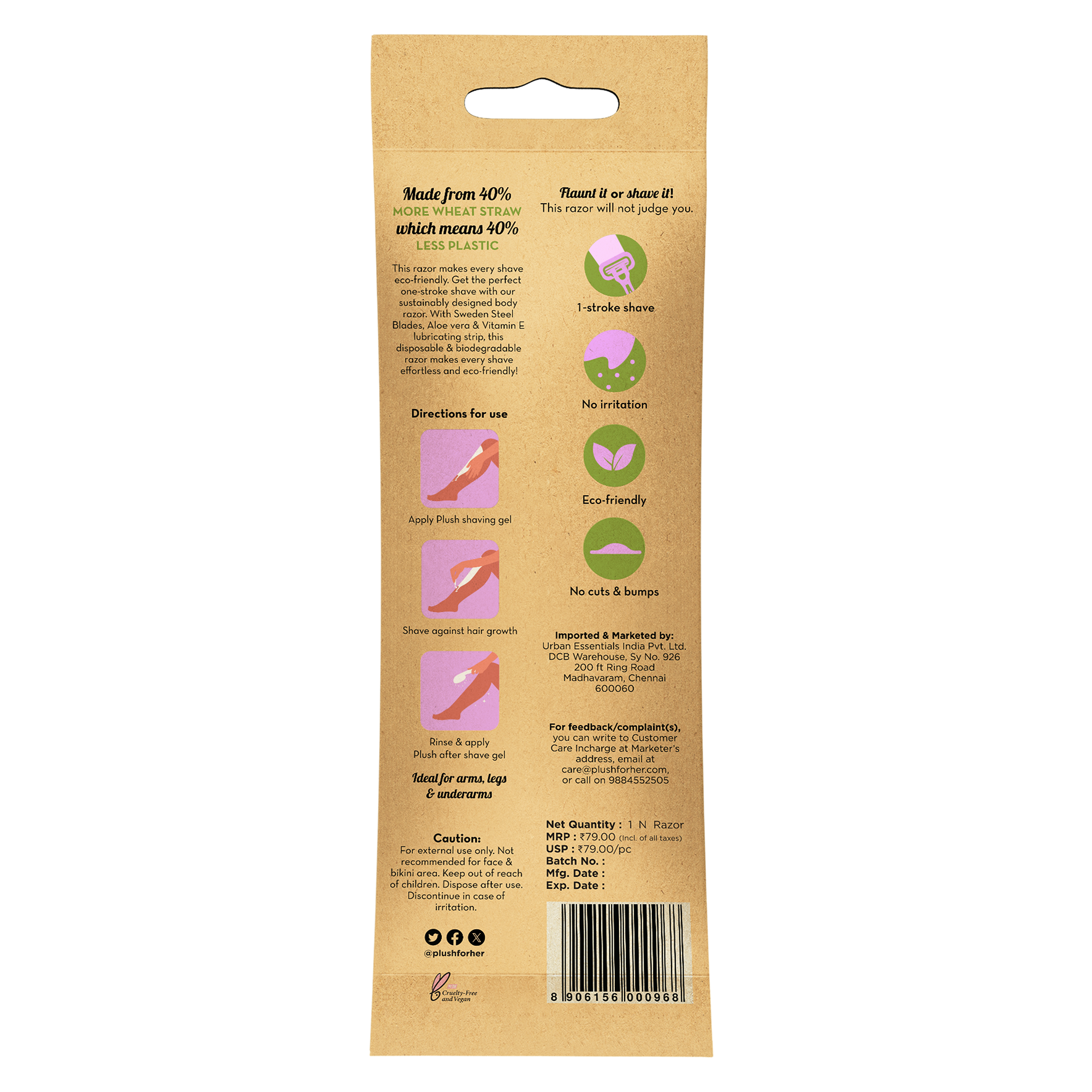 Eco Body Razor ( Pack of 1)