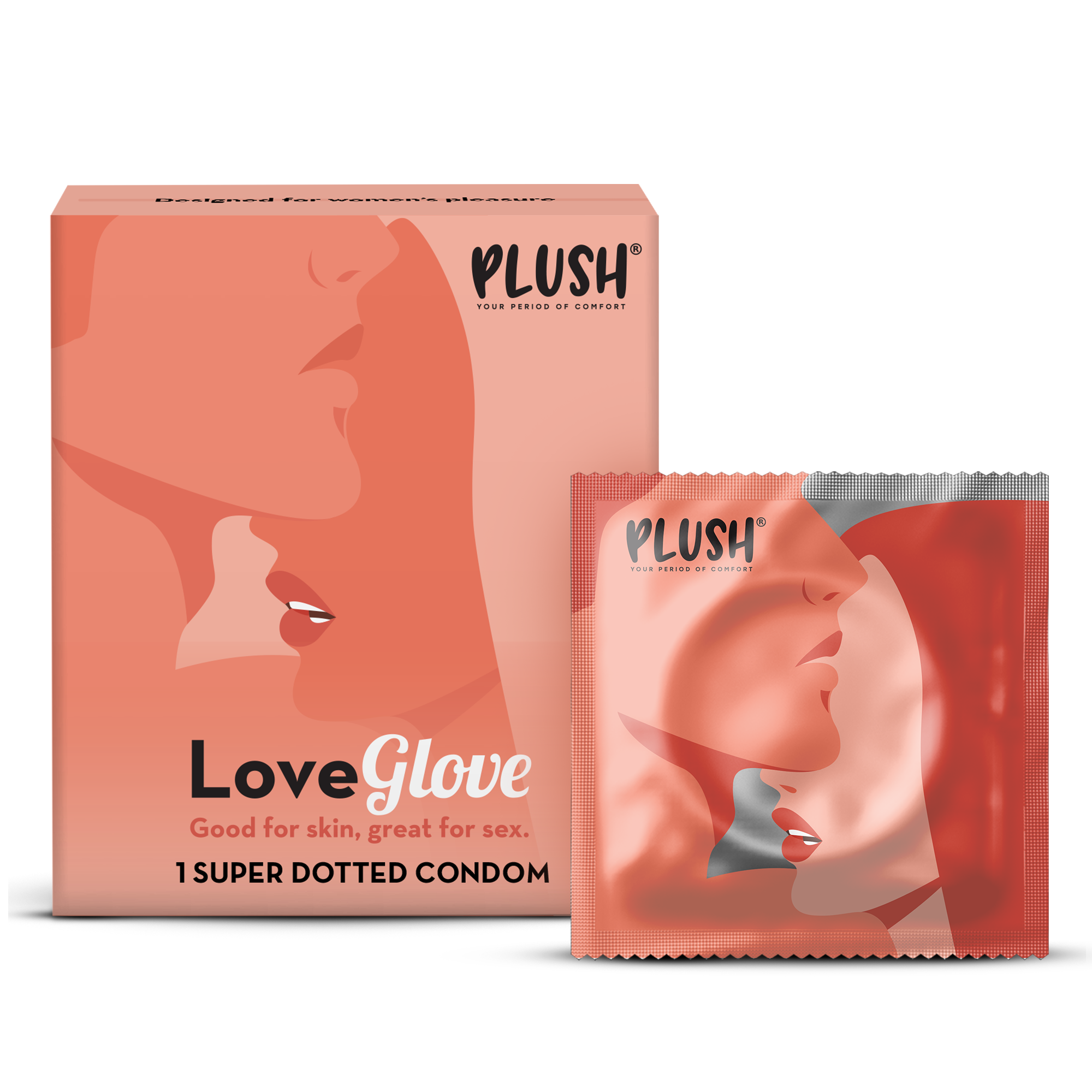 LoveGlove  | Dotted Condoms - Pack of 1