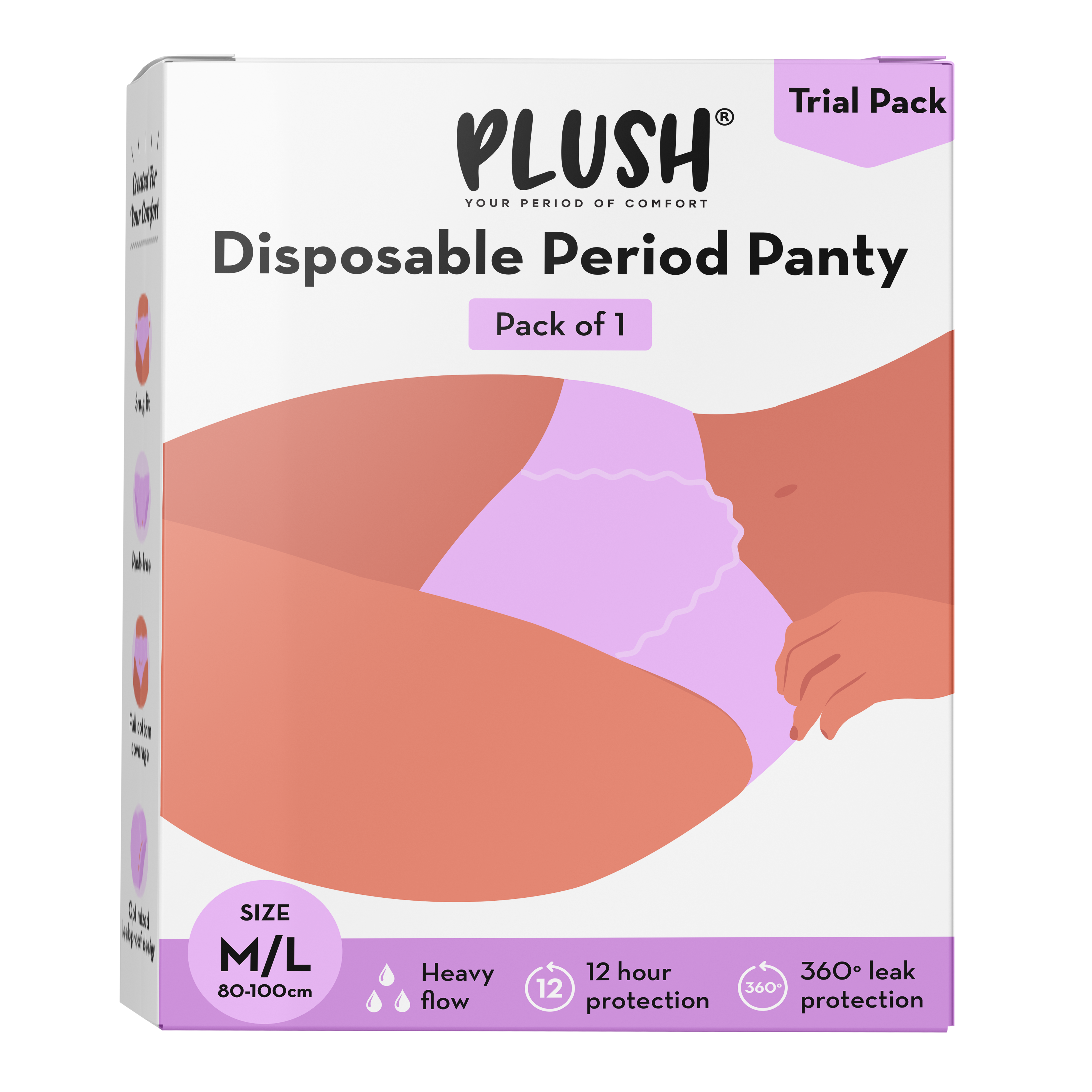Pack of 1 -Disposable Period Panty M/L